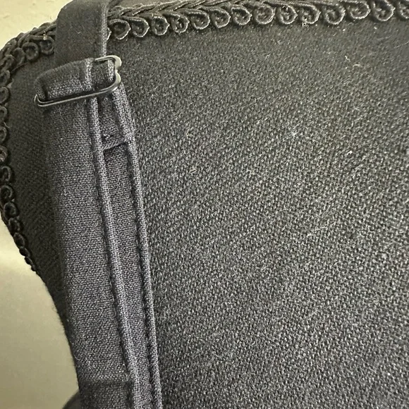 Lane Bryant Size Faux Leather Peplum Top Black Liquid Bustier Convertible Straps - Picture 4 of 12